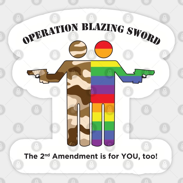 2A is for YOU, too! Sticker by Operation Blazing Sword